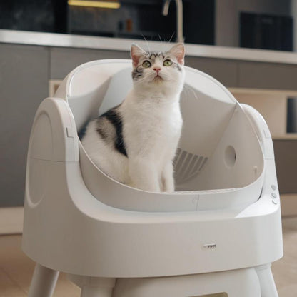 Stress-Free Self-Cleaning Cat Litter Box™