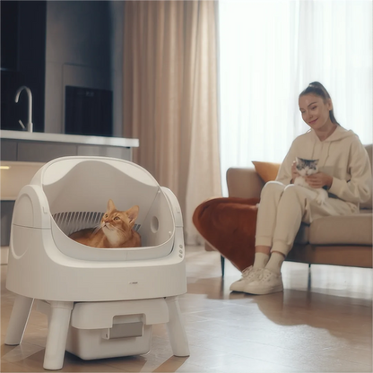 Stress-Free Self-Cleaning Cat Litter Box™